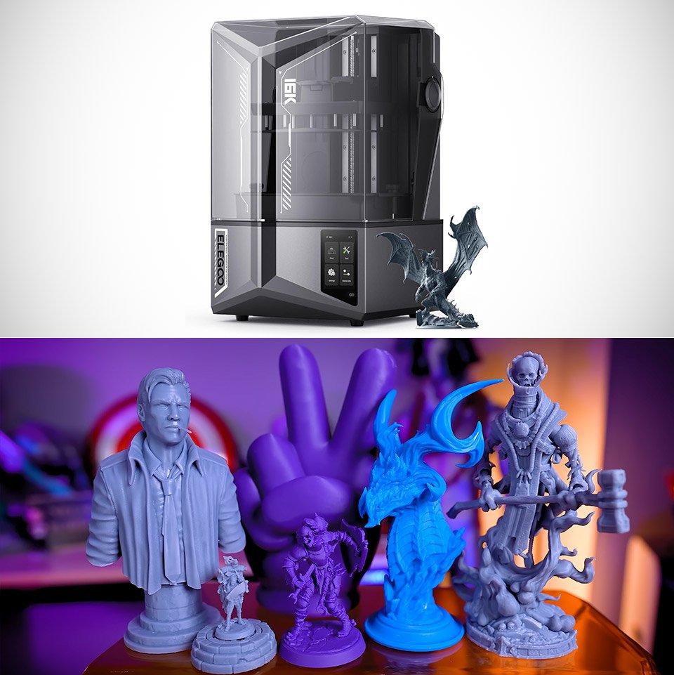 ELEGOO Saturn 4 Ultra 16K Resin 3D Printer