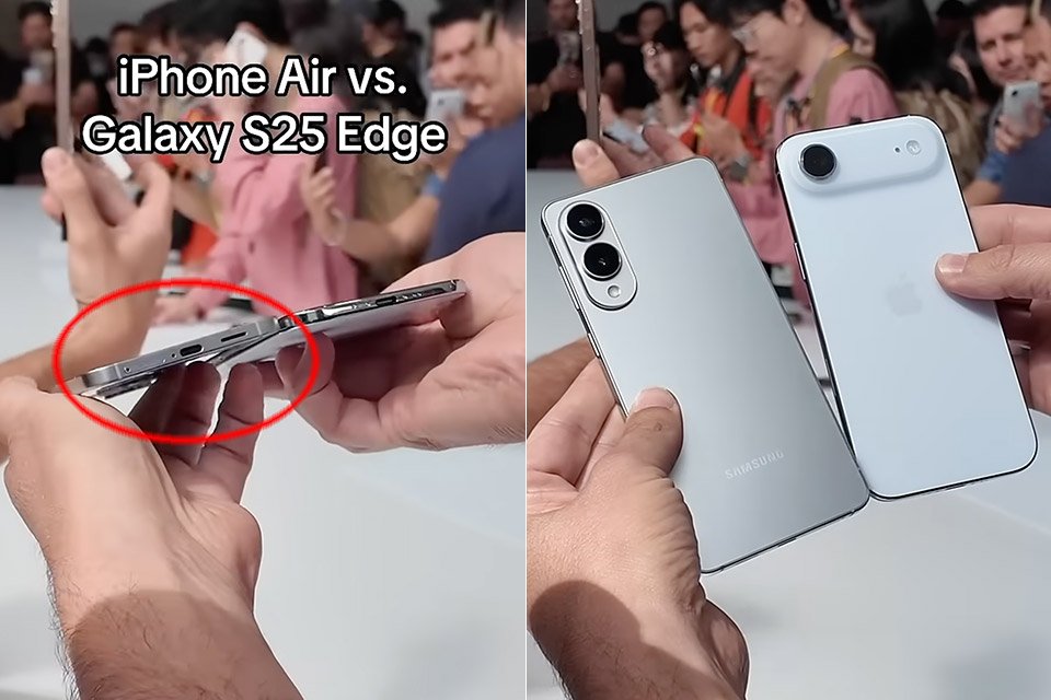 Samsung Galaxy S25 Edge vs iPhone Air