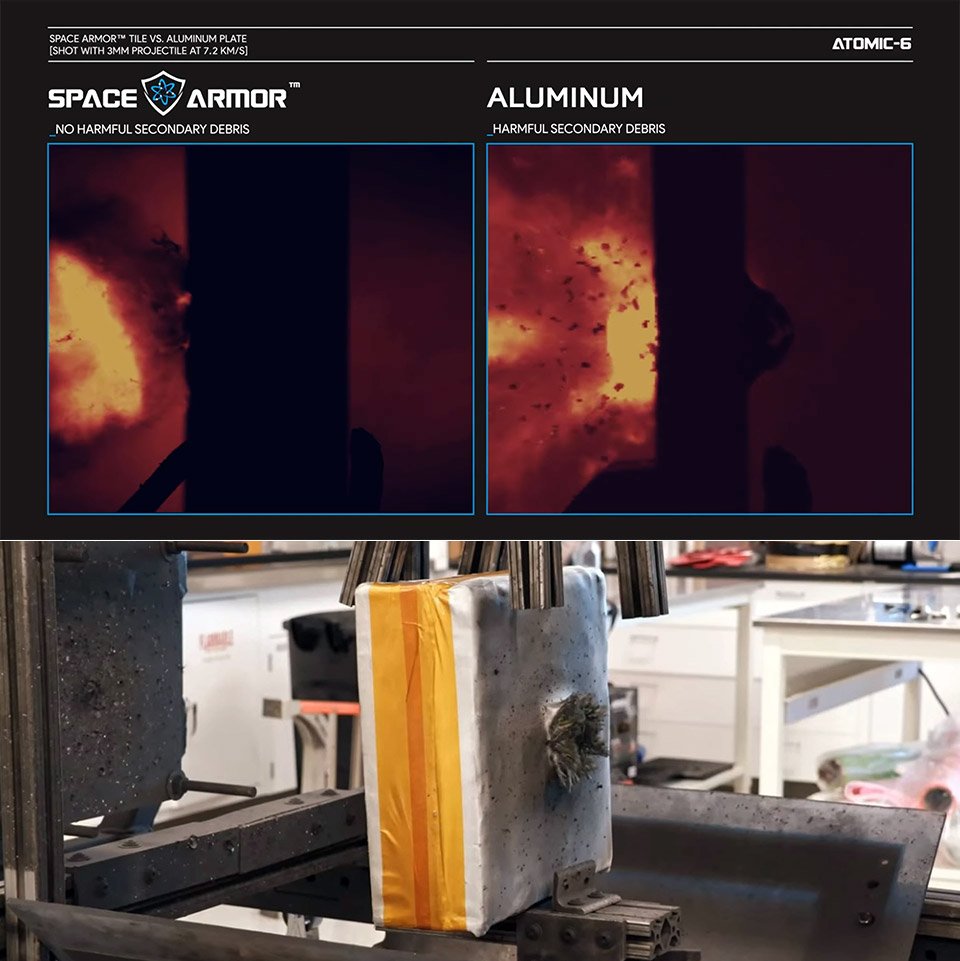 Atomic-6 Space Armor Shielding