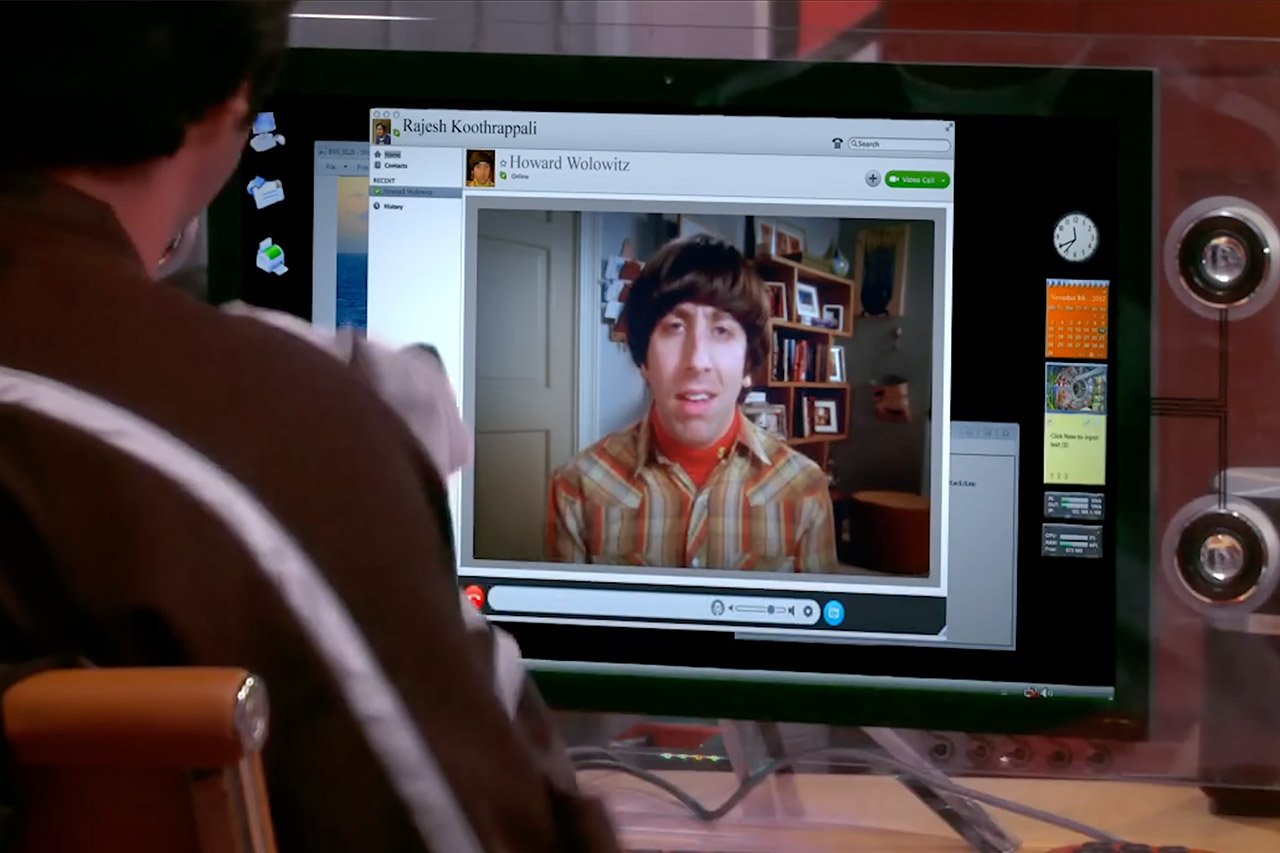 Dell Crystal Monitor C22W Raj Big Bang Theory