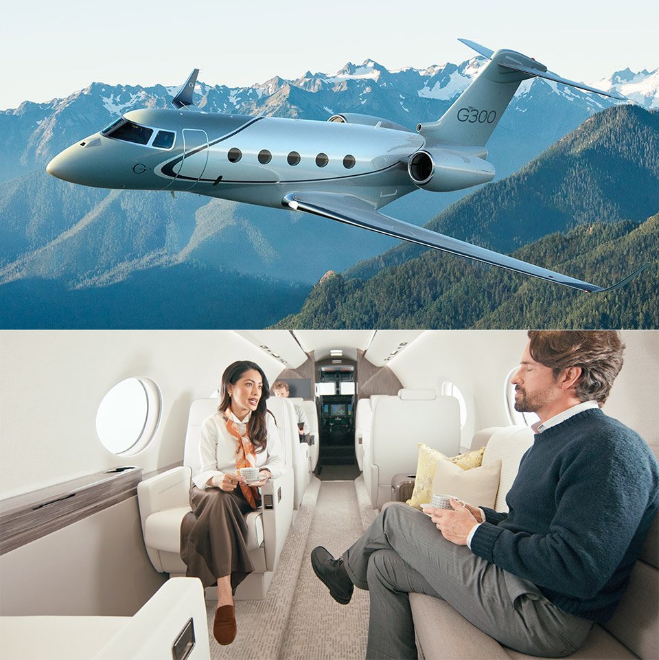 Gulfstream G300 Business Jet Reveal Interior