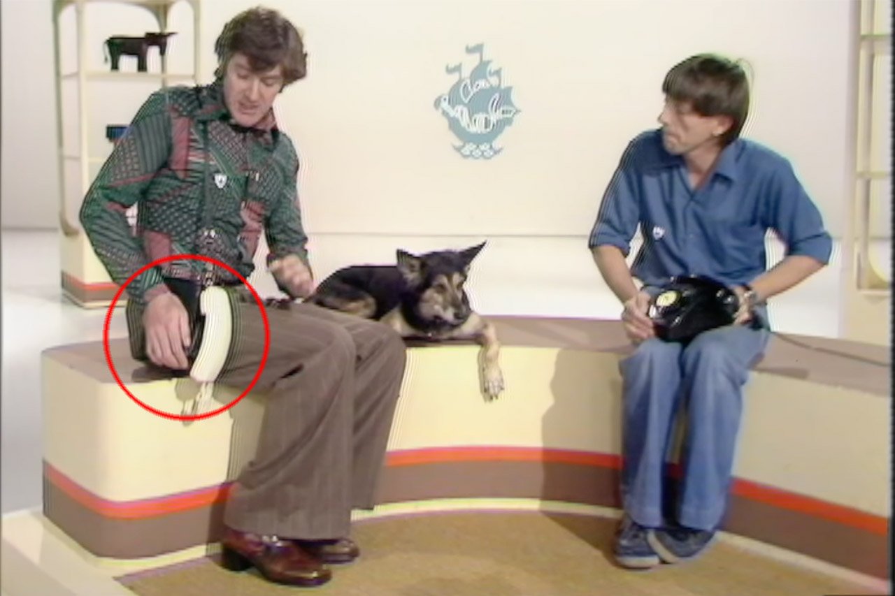 Mobile Phone Radiophone 1976 BBC Blue Peter